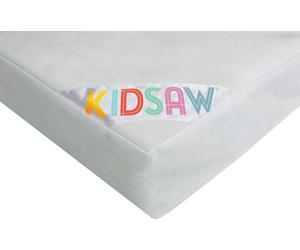 KUDL HOME Kidsaw Freshtec Starter Foam Junior Toddler Mattress in White KUDL HOME White Junior