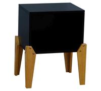 Kudl Shelving Unit Wood Black 1 Shelf by Kidsaw