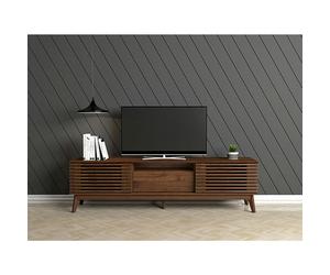 Kudlhome LV41 TV Cabinet, Columbian Walnut, 1.8m - 1.8m (180CM) - 1.8m (180CM)