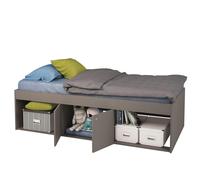Kudlhome Single Open Niche Cabin Bed, Grey - Single