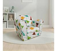 Kudlhome The Gruffalo, Peppa Pig, Dinosaur, White Themed Mini Armchairs - Grey - Dinosaur [DINOMC]