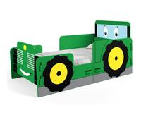Kudlhome Tractor Toddler Bed, Green - Junior - MDF - Green
