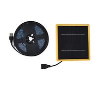 Kudoo 5V Solar Plant Growth Light, 16.4ft LED Plant Lamp Strip, Solar Outdoor LED Full Spectrum Plant Grow Lamp with High Flux and Higher Color Rendering for Greenhouse Gardening