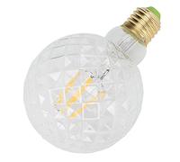 Kudoo Globe Light Bulbs, Crystal LED Decorative Bulb 220V, Lighting Bulb Crystal Lamps and Lanterns to Decorate Bulb Faceted Globe Light Bulb for Hall chandeliers/Table Lamps/Wall Lamps (transparent)