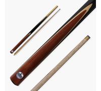 KUDOS 48 Inch 2 Piece Junior Savanna Snooker & Pool Cue - Ash Shaft, 10mm LP Leather Tip, Centre Joint, Genuine African Rosewood Splice