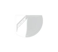 Kudos Connect2 Curved Offset Quadrant Shower Tray 1000mm x 800mm Right Handed White Handing: Right Handed