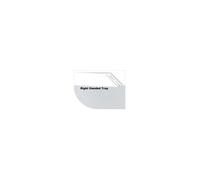 Kudos Connect2 Offset Quadrant Shower Tray 1200mm x 800mm Left Handed White Please Select Size: 1200x800mm, Handing: Left Handed