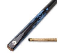 Kudos BLUE DIAMOND 2pc Matching Ash Grain Snooker Pool Cue 57 Inch - 9.5mm Tip SE22