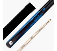 Kudos DIAMOND 57 Inch 2 Piece Centre Joint Snooker and Pool Cue and Case Set 9.5mm Tip with Velvet Soft Cue Case (Blue with Soft Case)