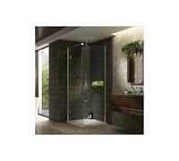 Kudos Pinnacle 8 Corner Hinged Shower Door 1200mm Right Handed Chrome Please Select Size: 1200mm, Finish: Chrome, Handing: Right Handed