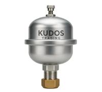 Kudos-Trading 15mm Compression Shock Arrestor Water Hammer Arrestor for Washing Machines - Brass Fit Valve, Noise Reducer, Protects Plumbing System, Easy Installation.
