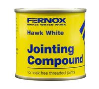 Kudos-Trading - Fernox Hawk White 200g Jointing Compound for Plumbing Leak Prevention PTFE Based Non Setting Durable Water Resistant Sealant for Pipe Fittings Threaded Joints in Water Systems