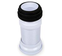 Kudos-Trading - Flexible Toilet Pan Connector Universal WC Flexi Slinky Waste Soil Pipe 300mm-700mm, Adjustable Length, Easy to Install, Anti-Kink & Odour Resistant, Suitable for All Standard Toilets