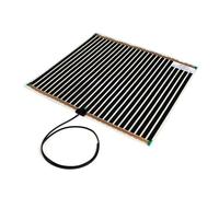 Kudos-Trading Mirror Heater Demister Pad Heated Mist Free Bathroom Makeup Shaving Demista IP44 Rating Mirror Defogger Anti-Fog Easy to Clean Self-Adhesive No More Steam. (MH7030 500 x 530mm).
