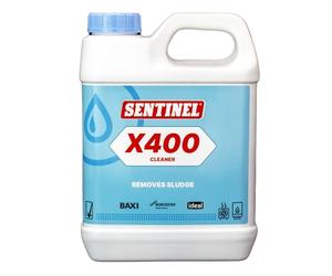 Kudos Trading - Sentinel X400 Sludge Remover Cleaner Boost Heating System Efficiency, Prevent Rust & Corrosion Easy to Use Formula for Cleaner Pipes & Radiators 1 Liter Bottle.