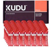 Kudu Liquid Collagen - Bovine, Hydrolyzed Collagen Supplements for Women and Men - 20g Protein - Tablet and Powder Alternative, Joint Care, Fitness, Beauty - Peach - 42 x 63g Sachets
