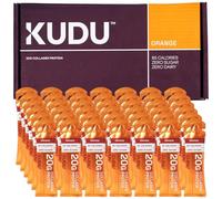 Kudu Liquid Collagen - Bovine, Hydrolyzed Collagen Supplements for Women and Men - 20g Protein - Tablet and Powder Alternative, Joint Care, Fitness, Beauty - Orange - 42 x 63g Sachets