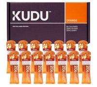 Kudu Liquid Collagen - Bovine, Hydrolyzed Collagen Supplements for Women and Men - 20g Protein - Tablet and Powder Alternative, Joint Care, Fitness, Beauty - Orange - 14 x 63g Sachets