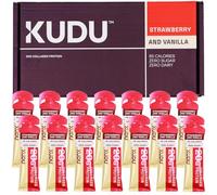 Kudu Liquid Collagen - Bovine, Hydrolyzed Collagen Supplements for Women and Men - 20g Protein - Tablet and Powder Alternative, Joint Care, Fitness, Beauty - Strawberry & Vanilla - 14 x 63g Sachets