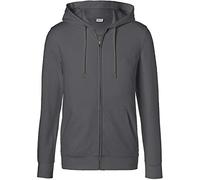 KÜBLER Form 5022 Hooded Sweatshirt Jacket Anthracite Size XXL 50% Cotton / 50% PE