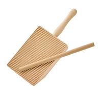 Küchenprofi Gnocchi Board | Pasta Board for Gnocchi and Garganelli | Garganelli Scraper | Beech Wood | Made in Italy, 8.25" x 4"