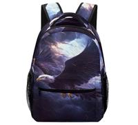 KUEhhhr Crocodile Reptile Art Animal Backpack for Children - Lightweight Carry + Dual Side Pockets