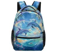 KUEhhhr Crocodile Reptile Art Animal Backpack for Children - Lightweight Carry + Dual Side Pockets