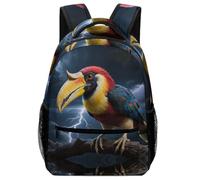 KUEhhhr French Bulldog Pet Art Themed Kids Backpack Animal - Adjustable Straps & Emergency Whistle Included