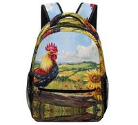 KUEhhhr Geography Daypack for Children - Europe Political Map Themed + Emergency Whistle Included