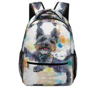KUEhhhr Sturdy Twill Fabric Backpack Animal - Black Panther Wildlife Themed Kids Day Bag