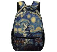 KUEhhhr Trendy Saint Bernard Dog Kids Backpack Animal - Cute/Cool Patterns & Practical Pockets