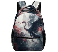 KUEhhhr Versatile Children's Backpack Mythology - Chinese Mythical Kunpeng Print for School/Travel/Daycare