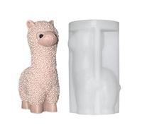 Kuehssn Animal Resin Mold,Alpaca Animal Silicone Mold | Candles Chocolate Making Tool Easy Release Reusable Mould for Art Project Beginners Professionals Studio School