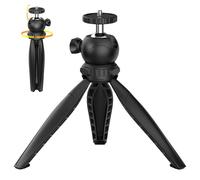 Kuehssn Cellphone Tripod,Portable Extendable Phone Holder Tripod - Adjustable Stands for Tabletop Travel Camera Studio Tracking Floor Outdoor Desk Hiking Car