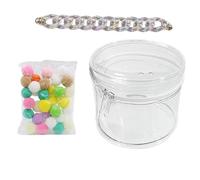 Kuehssn Clear Figure Display Bag | Dustproof Zipper Storage with Chain - Zipper Dustproof Clear Doll Carrying Bag | for Collectibles Kids Teens Women Men Cartoon Lovers Anime Enthusiasts Party Favor