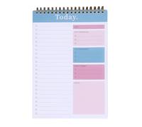 Kuehssn Daily Planning Notepad, 52 Sheets Checklist Notebook Organizer, To Do Notebook Daily List, Checklist Organizer, Portable, Sturdy Task Planner for School Organizing, Planning
