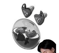 Kuehssn Earplugs for Sleep,Soft Silicone Reusable Earplugs - Ear Plugs for Noise Reduction | for Study Concerts Snoring Motorcycle Airplanes Flights Naps