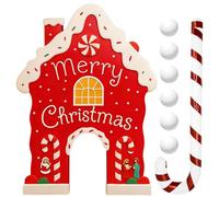 Kuehssn Golf Toys | Christmas Funny Toy Portable | Holiday Gingerbread Golf Set Party Games - for Teens Adults Family Living Room Outdoor Party Gatherings Events Celebration