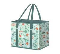 Kuehssn Large Grocery Tote Bag,Water Resistant Shopping Bags with Handle - Heavy Duty Organizer Pouch for Beach Days Family Trips Travel