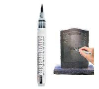 Kuehssn Marker Pens - Waterproof Quick Drying,Tombstone Paint Pen - for Model Jewelry Wheel Canvas Glass Rubber Rock Wood Crafts Memorial Day Home Projects Art Work