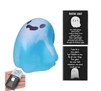 Kuehssn Miniature Ghost Figurines - Glow In The Dark Miniature Ghost Figurines With Box,Holiday Atmosphere Props for Desks Bedrooms Living Rooms Bookshelves Fireplaces Festival