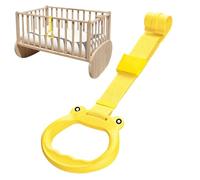 Kuehssn Playpen Pull up Rings, Crib Pull up Handles Standing Walker Tool, Cute Ergonomic Grip for Gates Cruising Guardrails Daily Playroom Stairway Living Room Bedroom Home Daycare Girls Boys