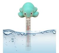 Kuehssn Pool Temperature Gauge | Cartoon Animal Floating Meter with Rope - Temperature Water Accessory for Outdoor Swimming Shower Family Fish Tank Lake Spa Hot Spring