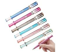 Kuehssn Syringe Pens for Nurses - 0.38mm Novelty Smooth Writing | Black Gel Ink Pens | for Students Adults Home Classroom Office Taking Notes Writing Drawing
