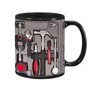 Kuehssn The Ultimate Mechanic's Toolbox Mug | 11oz Mechanic Coffee Cup | Ceramic Mugs with Handle | for Husband, Coffee, Tea, Milk, Beverage, Home, Kitchen, Cafe