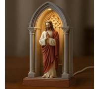 Kuehssn Virgin Mary LED Devotional Table Lamp, Virgin Mary Catholic Decor Vintage Lamps, Decor for Bedroom Living Room Reading Nook Christmas Bookshelf