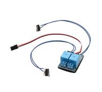 KUENCE 1PCS Brushed Motor Forward Reverse Rotation Controller Relay Module Dual-way Stopper Limit Switch for RC Aircraft 5-12V Receiver