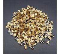 KUENCE 20Pcs 0.4M Brass Gear Spur Pinion 0.4 Mod Bore Aperture 0.68MM 0.98MM 1.48MM 1.51MM 1.98MM 6/7/8/9/10 Teeth 2.5/3/4/5MM 6T 7T 8T (Size : 6TXOD3.2XA0.98XH3)