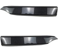 KUENCE Car Front Bumper Splitter Canard Diffuser Fin for BMW 1 Series E82 E88 2008 2009 2010 2011 2012 2013 M-Tech,Water Resistant Front Bumper Spoiler Air Vent Trim Cover Trim,A-Carbon Fiber Look