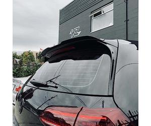 KUENCE Car Spoiler Rear Spoiler Wing Lip For VW Golf MK7 7.5 GTI GTD R 2009-2020 Rear Spoiler Trunk Boot ABS Tail Wing Spoiler Car Accessories,A Glossy Black